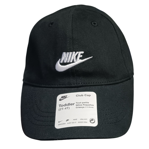 Nike Club Embroidered Logo Adjustable Strapback Baseball Hat Cap Toddler 2T-4T - Picture 2 of 16